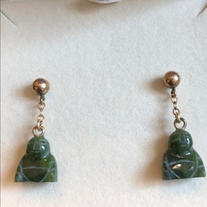 Jade earrings
